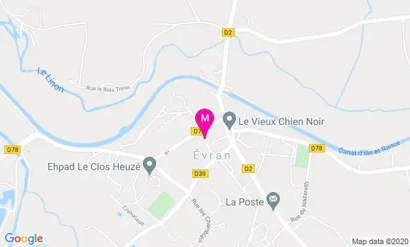 Localisation Dr Bertrand Delahaye