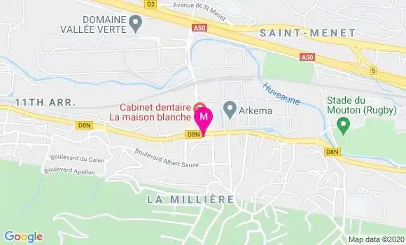 Localisation Dr Olivier Guilhot