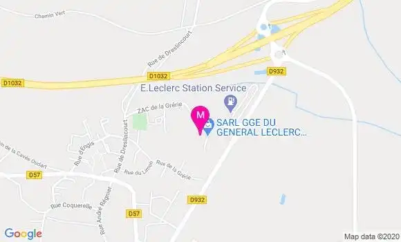 Localisation Dr Nadine Bouget
