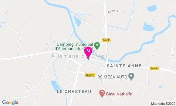 Localisation Dr Jean Pierre Domec