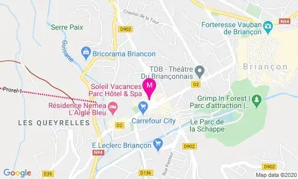 Localisation Dr Daniel Petrelli