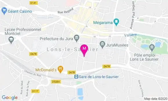 Localisation Dr Laurent Paudex