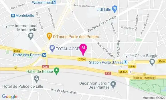 Localisation Dr Florence Ceugnart Roussier