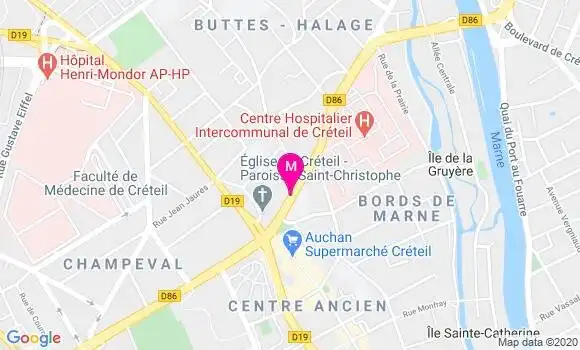 Localisation Dr Catherine Douvin