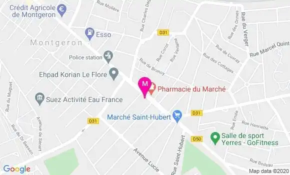 Localisation Dr Christophe Houssaint