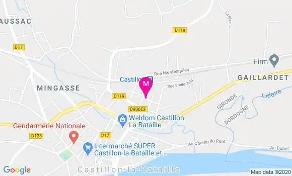 Localisation Dr Martine Fournet