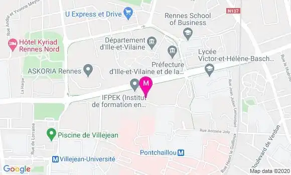 Localisation Dr Anne Sophie De Lajarte Thirouard