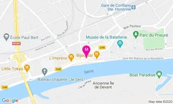 Localisation Dr Nathalie Blandin
