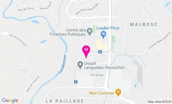 Localisation Dr Claudine Razanajao