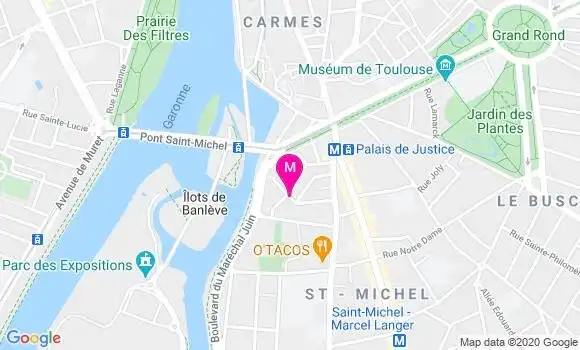 Localisation Dr Jean Paul Baixas