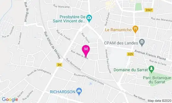 Localisation Dr Nathalie Mallier Gehrke