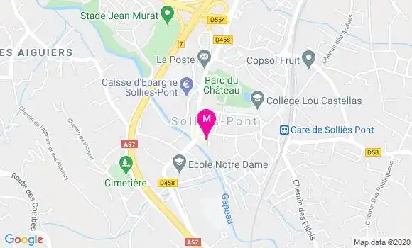 Localisation Dr Catherine Rigaud Berthet
