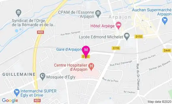 Localisation Dr Anne Le Gal
