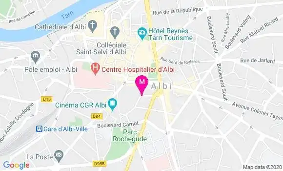Localisation Dr Cécile Lagarrigue