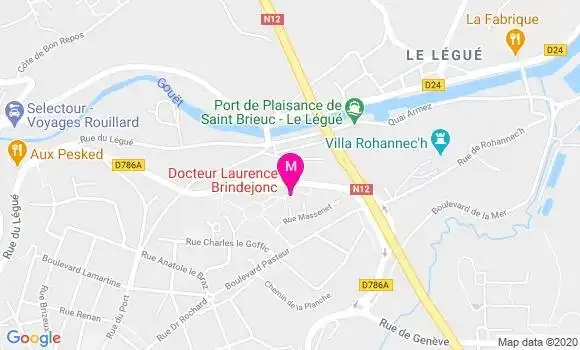 Localisation Dr Laurence Brindejonc Diallo
