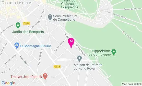 Localisation Dr Martine Helluy Lafont