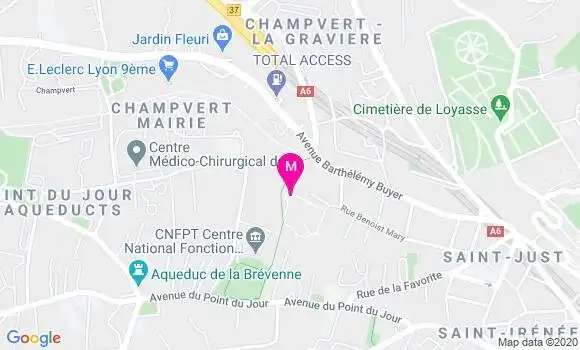 Localisation Dr Caroline Collinet