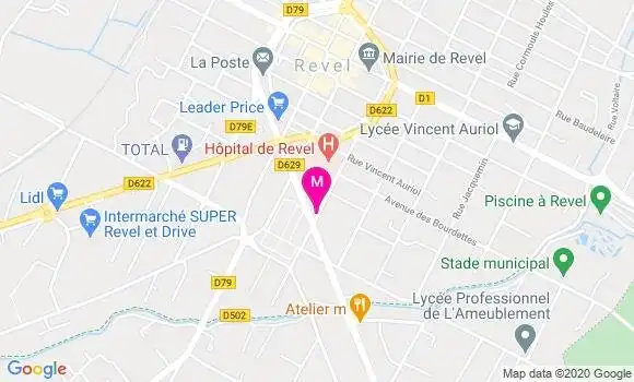 Localisation Dr Catherine Sommabere