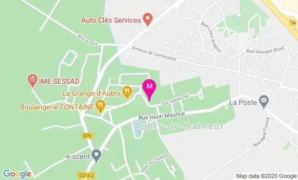 Localisation Dr Anne Marie Duwez Brisville