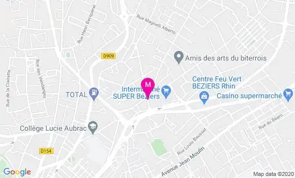 Localisation Dr Isabelle Alexandre Parolini