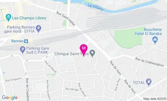 Localisation Dr Florence Trivin