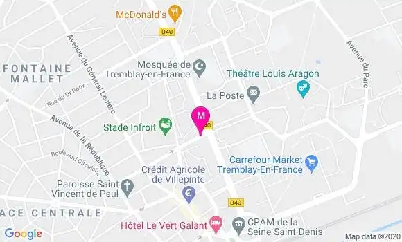 Localisation Dr Olivier Middleton