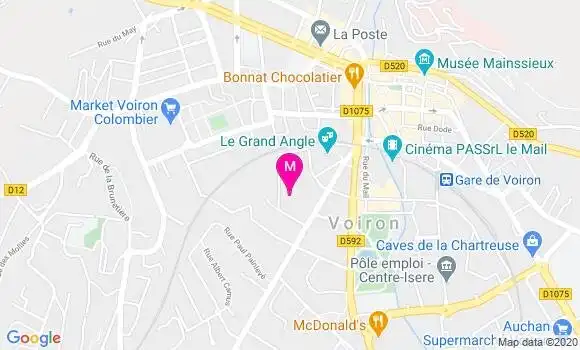 Localisation Dr Catherine Anglade