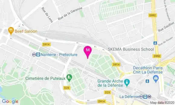 Localisation Dr Catherine Du Boishamon