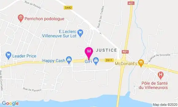 Localisation Dr Myriam Pouget