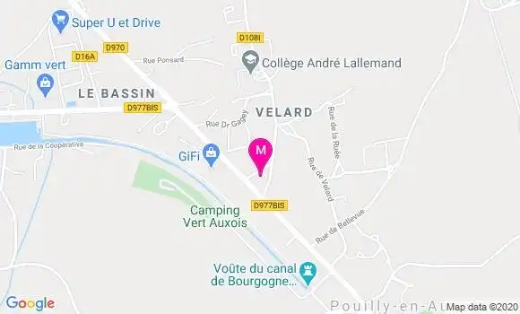 Localisation Dr Martine Brultet Hervieu