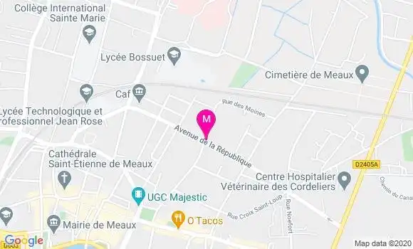 Localisation Dr Zeferino Campos