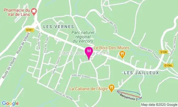 Localisation Dr Guillemette Laval