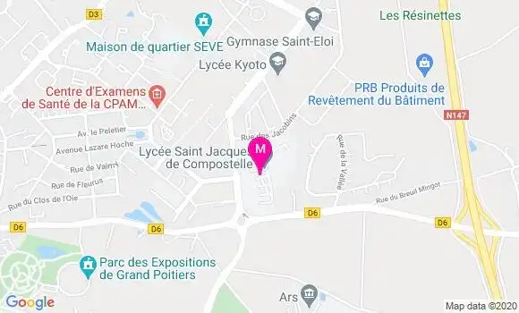 Localisation Dr Fabienne Decottignies