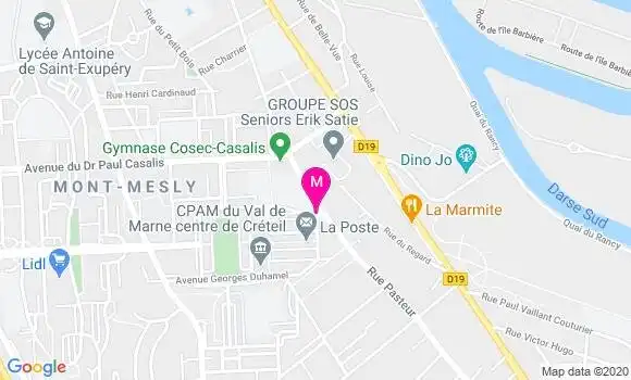 Localisation Dr Thierry Eydoux