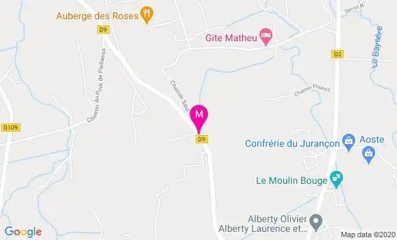 Localisation Dr Ginette Touyarot