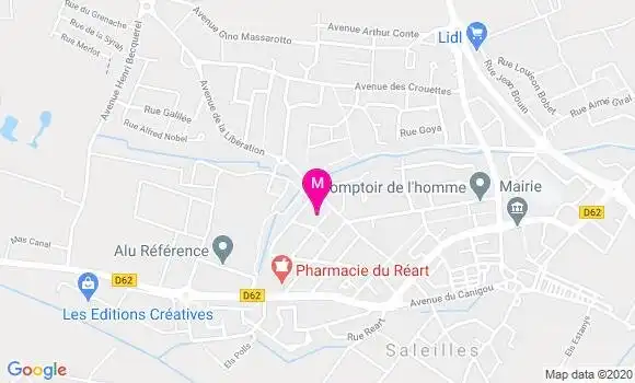 Localisation Dr Patrick Bordage
