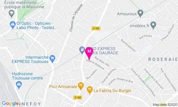 Localisation Dr Christine Saint Paul Laffont