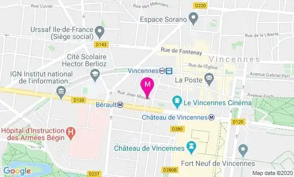 Localisation Dr Isabelle Basou