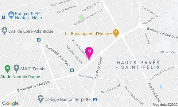 Localisation Dr Isabelle Bodin Sucquart