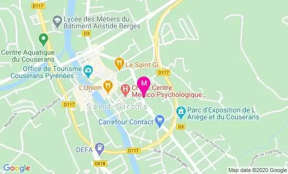 Localisation Dr Claudine Ferrage