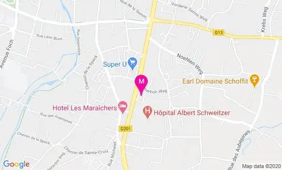 Localisation Dr Marjorie Musso