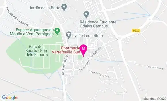 Localisation Dr Marianne Carlier
