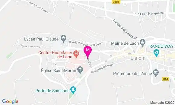 Localisation Dr Valérie Courrier