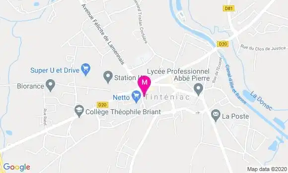 Localisation Dr Cécile Le Prise