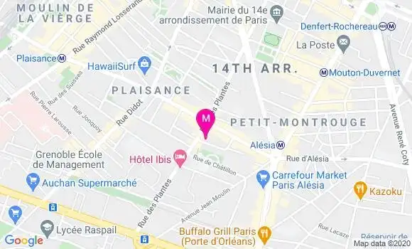 Localisation Dr Pascale Belot Fourcade