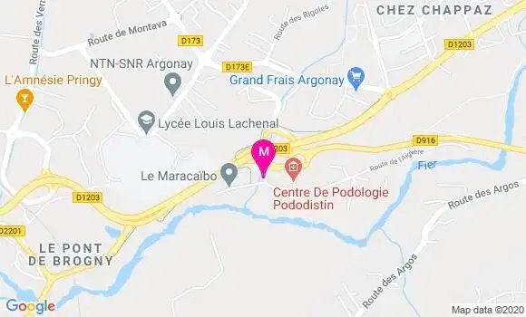Localisation Dr Anne Corrand Faure