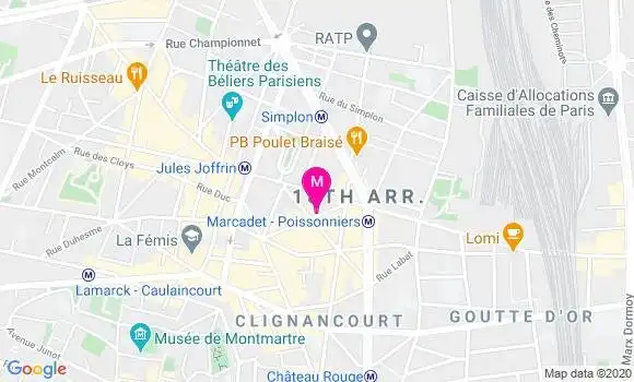 Localisation Dr Francis Guyot