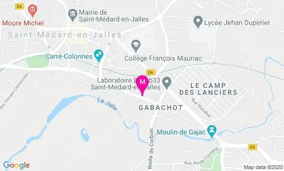 Localisation Dr Christine Mondou