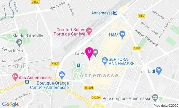 Localisation Dr Lionel Chamboux