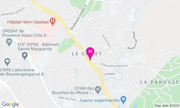 Localisation Dr Marie Pierre Caillat Lagier